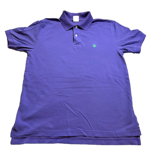 Brooks Brothers Performance Polo Short Sleeve T-Shirt Purple Men's Size Small - Picture 1 of 11